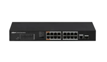 16-Port 100Mbps PoE Switch with 1G Combo Uplink 135W