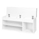 ModernHome WYJ-249 Shoe Cabinet with Seat and 3 Shelves, White