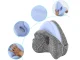 Orthopedic Knee Pillow for Side Sleepers, Leg Pillow for Back, Hip, and Joint Pain Relief, grey