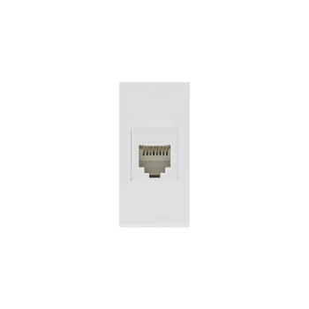 LAN Socket Module Maclean MCE725W Cat 6, White