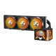 DarkFlash UV360 CPU Liquid Cooler, 360mm AIO, 6.67\" 2K OLED Display, ARGB, Black