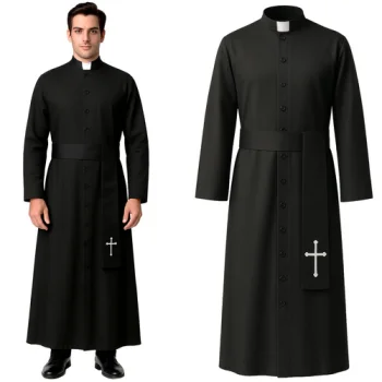 Mācītāja kostīms Helovīnam Ruhhy 26174, XL/XXL