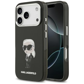 Karl Lagerfeld IML Aquarelle Karl & Logo MagSafe Phone Case Cover iPhone 17 Pro - Black