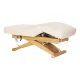Electric SPA Beauty Bed Sillon Siesta, cream with light brown base