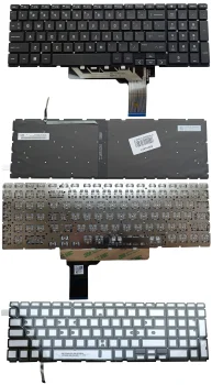 Keyboard for HP Victus 16-R, 16-E, 16-D, 16-S, 15-FA, 15-FB, Backlit, US, Black