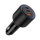 CC04 3-port PD130W car charger - black