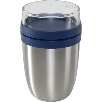Mepal Ellipse Insulated Lunch Pot 500+200ml, Stainless Steel, Vivid Blue
