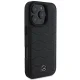Mercedes MB Waves Leather iPhone 16 Pro Case - Black