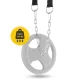 4FIZJO Neck Training Harness Belt with Chain