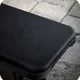 Plonos Folding Catering Table and 2 Benches Set 180cm Black