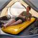 Inflatable Camping Sleeping Pad AeroCOMFORT with Pump, Orange