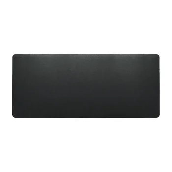 Monochrome leather mouse pad MIIIW (Black)