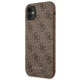 Guess 4G Metal Gold Logo Case for iPhone 11 / XR, Brown