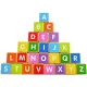 Ecotoys Wooden Alphabet Train with Large Educational Blocks