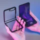 3mk Satin Armor Case+ for Samsung Galaxy Z Flip 7, Transparent Black