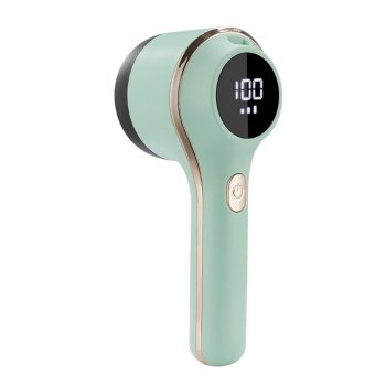 Electric Fabric Shaver DA454 with LCD Display, USB-C Rechargeable, Light Green