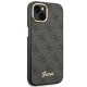 Guess 4G Vintage Gold Logo Case for iPhone 14 Plus - Black