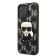 Karl Lagerfeld Monogram Ikonik Patch Case for iPhone 13 / 13 Pro Black