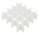 Modular Drawer Organizer, 5 Pcs, White