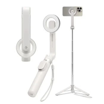 Spigen S571W MagSafe Bluetooth Selfie Stick Tripod, Beige