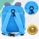 Toddler Backpack with Detachable Safety Leash 2-in-1 Bear, 20 × 26 × 10 cm, Blue