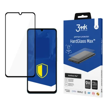 3mk HardGlass Max Tempered Glass for Samsung Galaxy A06, Black