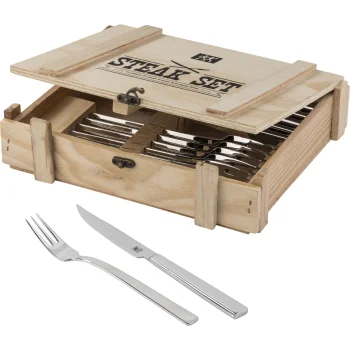Zwilling Steak Cutlery Set in Wooden Box, 12 pcs