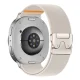 Tech-Protect Nylon Clasp Strap for Samsung Galaxy Watch 40/44/46 mm, Beige / Starlight