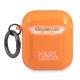 Karl Lagerfeld AirPods 1 / 2 Case Choupette Head, Orange