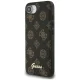 Guess Peony Script Logo MagSafe Case for iPhone 16e Black