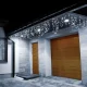 Outdoor LED Icicle Christmas Lights 19m 500 LED, cold white