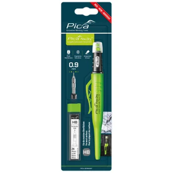 Mechanical Pencil Set Pica Fine-Dry 7070 with 24 Refill Leads 7030 HB 0.9 mm