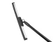 2-in-1 Floor and Window Squeegee Water Sweeper 131x51cm, black
