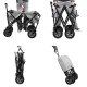 MultiGarden Folding Garden and Beach Transport Cart TC-005, Red