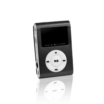 Setty MP3 Player with LCD Display and Earphones, Black