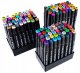 A set of Double-sided Felt-tip Pens / Sketch Markers, 120 colors