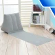 Bakalu Folding Beach Mat with Inflatable Backrest, Grey