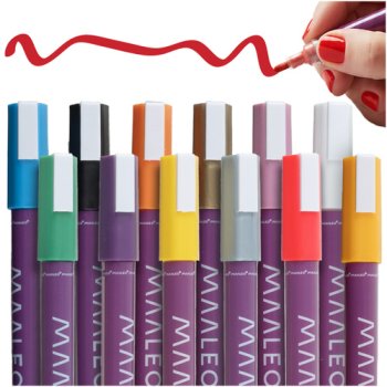 Maaleo Acrylic Marker Set 12 pcs 25743