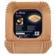 Zortiva Air Fryer Paper Liners 23x23 cm, 100 Pcs