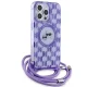 Karl Lagerfeld iPhone 15 Pro Max Case IML Crossbody Monogram, Purple