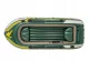 Inflatable boat set for 4 people with oars and pump, Intex Seahawk 4, green