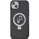 Karl Lagerfeld iPhone 15 Plus Case Ring Stand Karl & Choupette MagSafe, Black