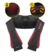 4FIZJO SHIATSU PRO+ Back Shoulder Neck Body Warming Pillow Massager, Black/Red