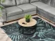 ModernHome Round Industrial Loft Coffee Table 60 cm