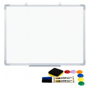 Magnetic Whiteboard 60 x 40 cm with Accessory Kit