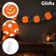 Halloween Paper Pumpkin Garland Glimz, 3 m