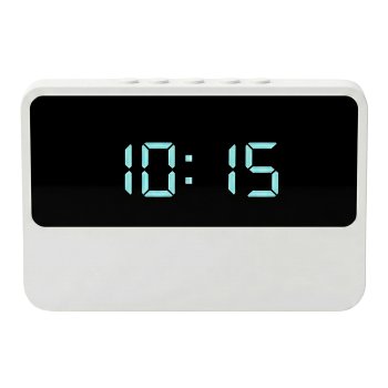 Setty LW2220 LED Digital Alarm Clock, White