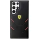 Ferrari Hot Stamp Lines Case for Samsung Galaxy S23 Ultra Black