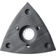 Fein SL Triangular Perforated Sanding Pads, 80 mm, 2 pcs