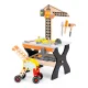 Ecotoys Wooden Tool Bench for Kids, 76 Pieces